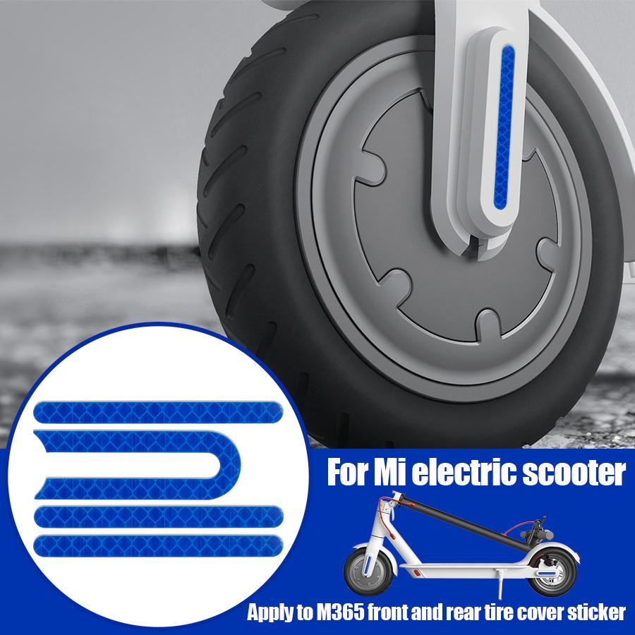 Đối với Xiaomi Mijia M365 Phản xạ xe tay ga điện phía trước Bánh trước Bánh xe Vàng Bảo vệ Bảo vệ Bụi Color: silver