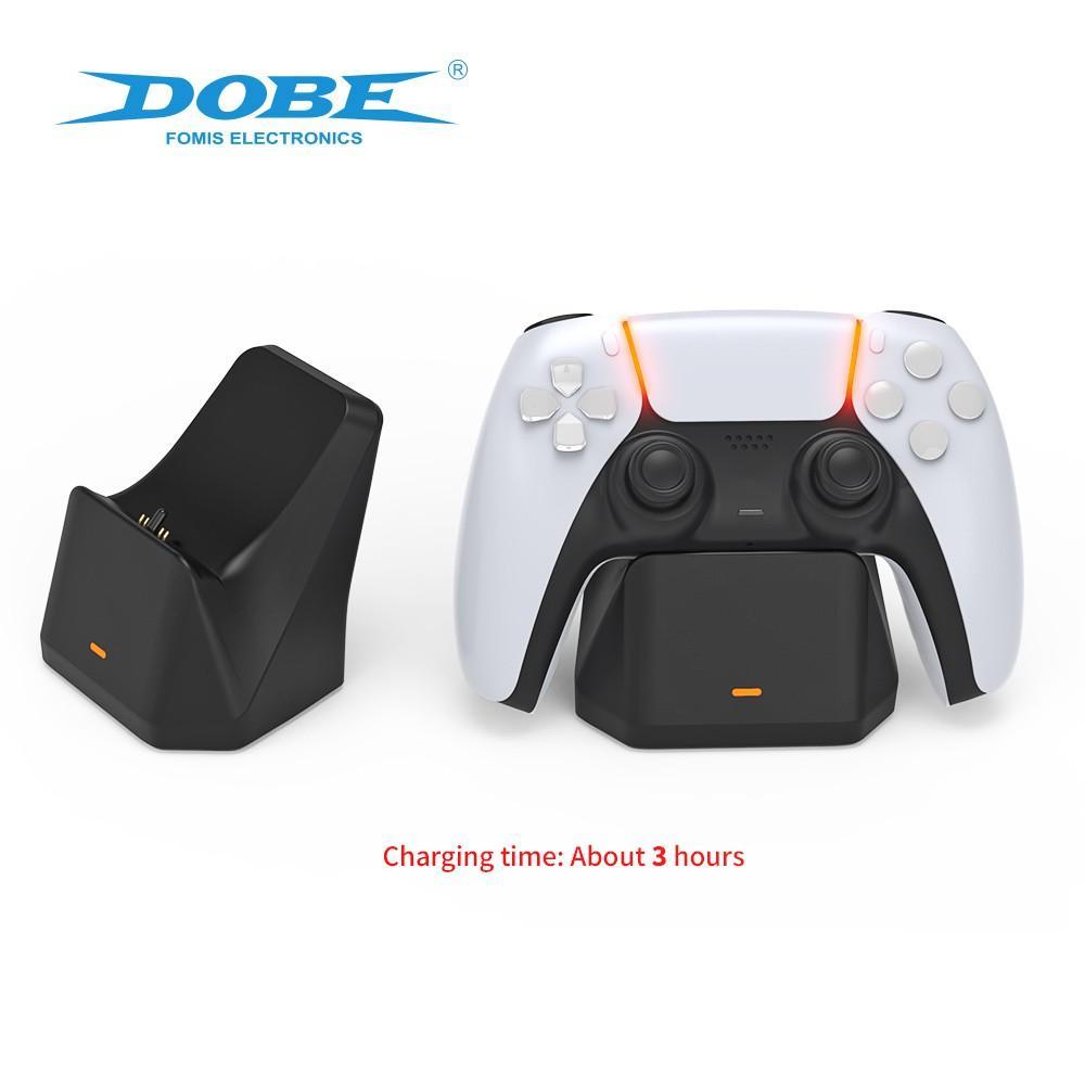 Đế Sạc 2021 Dobe Playstation 5 Kèm Dây Cáp Sạc Nhanh Cho Tay Cầm Chơi Game Ps5 Tp5-0586