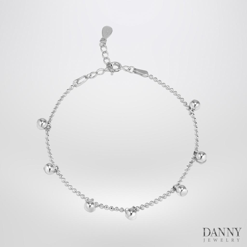 Lắc Tay Danny Jewelry Bạc 925 Xi Rhodium Hoạ Tiết Bi LACY73