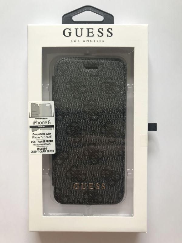 Bao Da dành cho Iphone 8/7/6, GUESS, Hàng Nhập Khẩu
