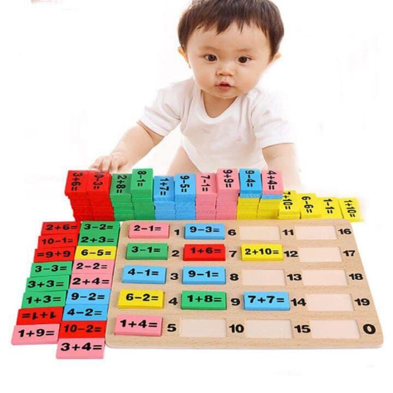 Domino 110 quân giúp bé học toán