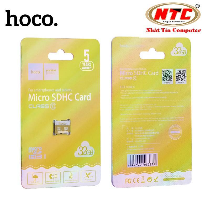 Thẻ nhớ microSDHC dành cho Hoco 32GB Class 10 90MB/s (Vàng) - Hàng Chính Hãng