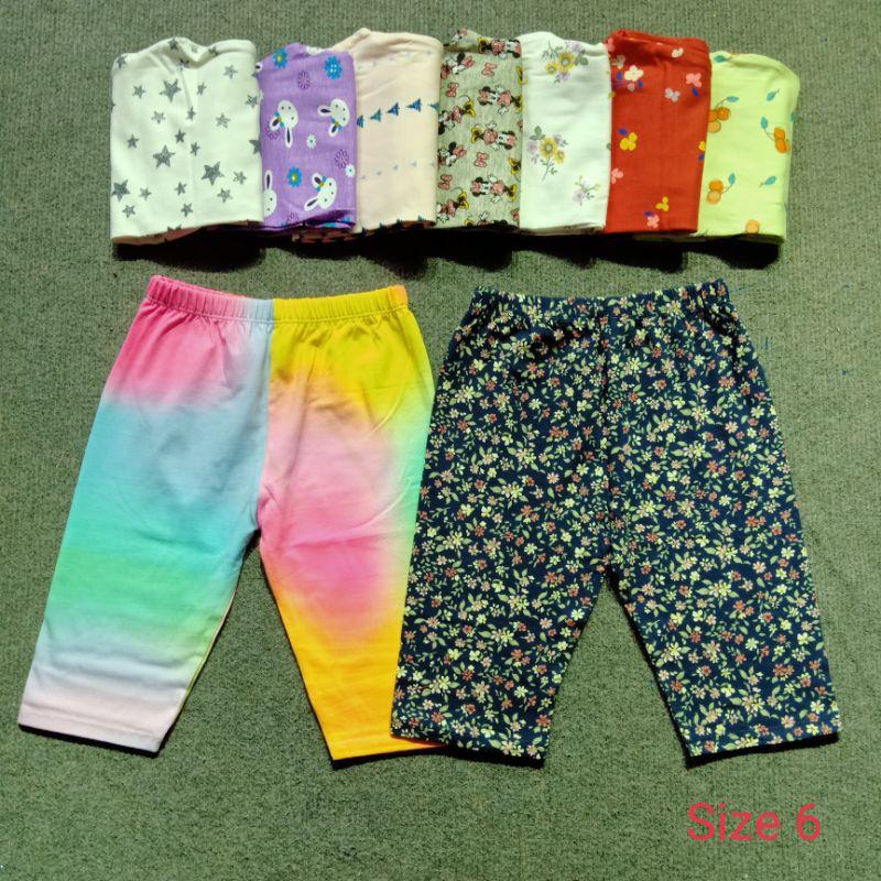 Quần Legging Lửng Cotton 4 Chiều Cho Bé 1-10Y