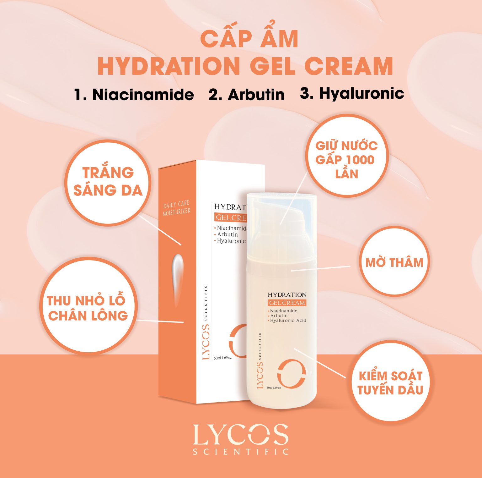 Combo LYCOS KHÔNG THỂ RỜI XA: Tinh Chất Peeling + Gel Cấp Ẩm: làm sạch sâu trong tận cùng lỗ chân lông, giải quyết mụn, lcl to, da sạm nám, không đều màu,...