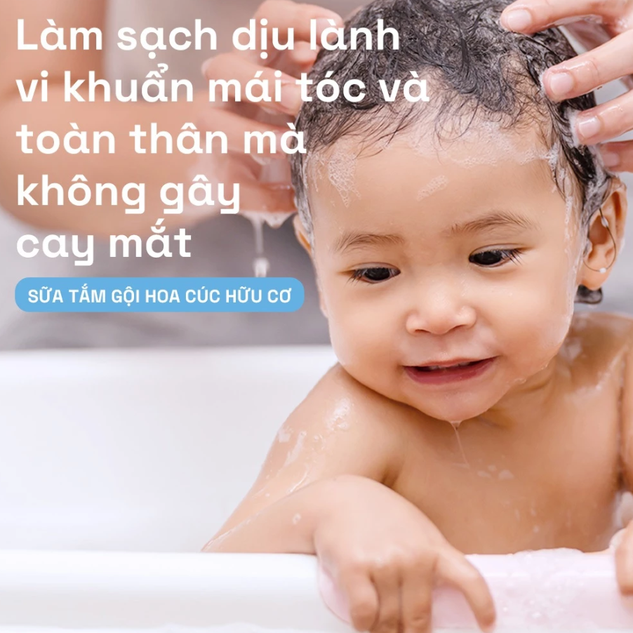 Sữa Tắm Gội Cho Bé Cetaphil Baby Chiết Xuất Cúc Vạn Thọ Hữu Cơ 400ML