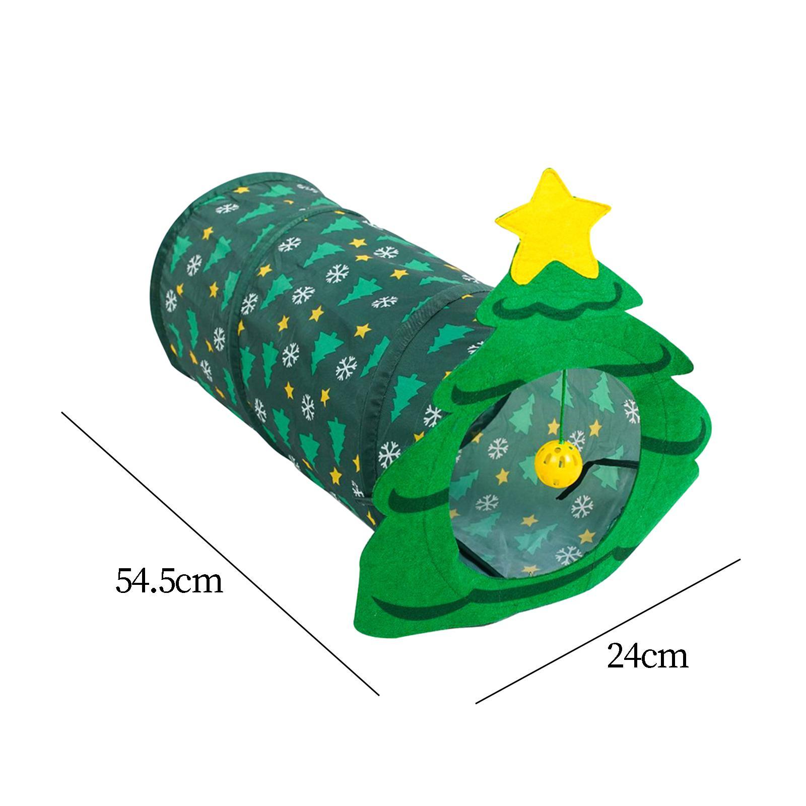 Cat Tunnel Interactive Toys Exercising Hiding Training and Running Collapsible Kitty Tunnel Foldable Pet Tunnel for Cat Puppy