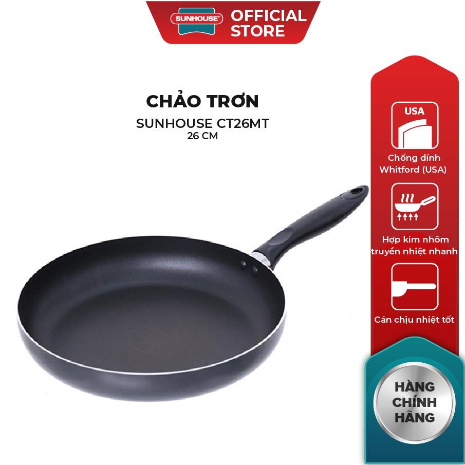 Chảo trơn Sunhouse CT26MT 26cm - Hàng chính hãng