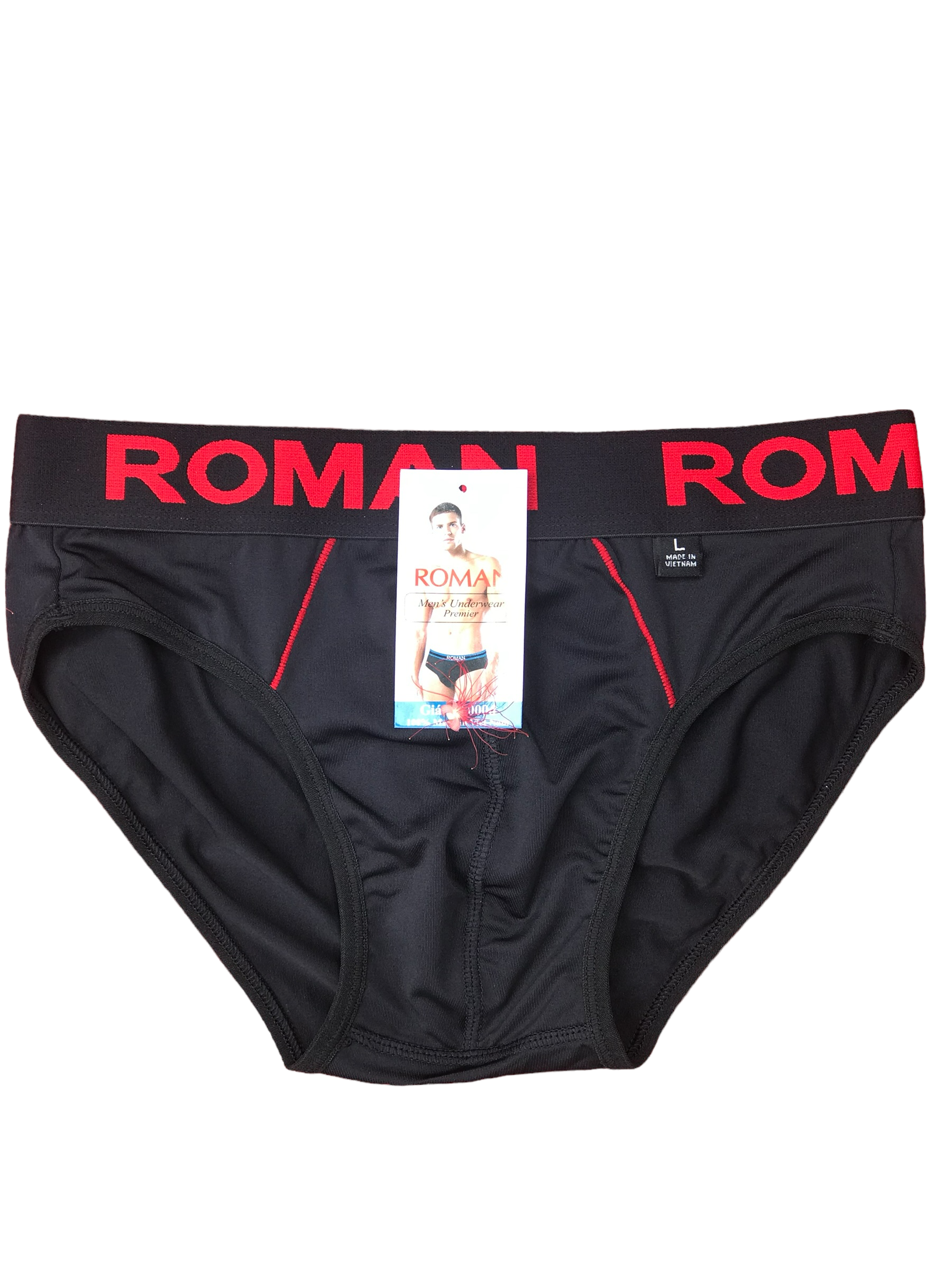Quần lót nam Roman cao cấp - bảng lưng lớn - chất liệu thun lạnh silk 4 chiều cực mát