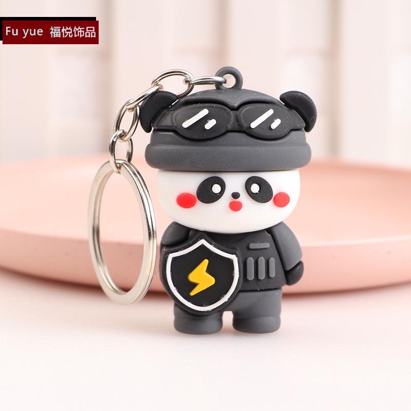 Móc khóa gấu trúc đen trắng