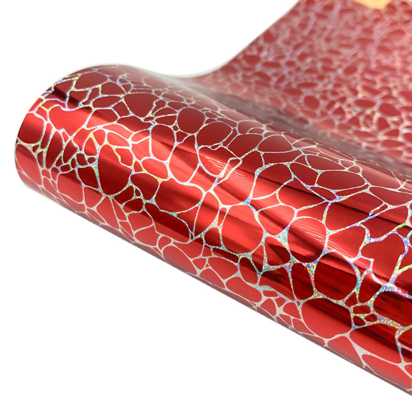 6pcs Holographic  Permanent HTV Adhesive Vinyl DIY  Letters