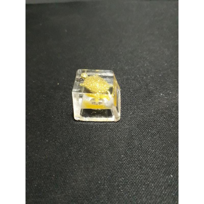 Keycap rùa vàng xuyên led trang trí bàn phím gaming