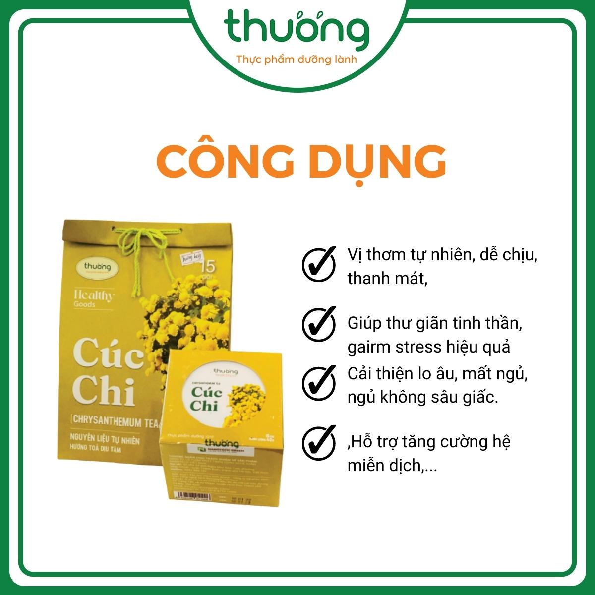 Trà Hoa Cúc Chi Sấy Lạnh Chất Lượng Loại 1 [100% THIÊN NHIÊN] giúp thư giãn, ngủ ngon AN TOÀN - HIỆU QUẢ