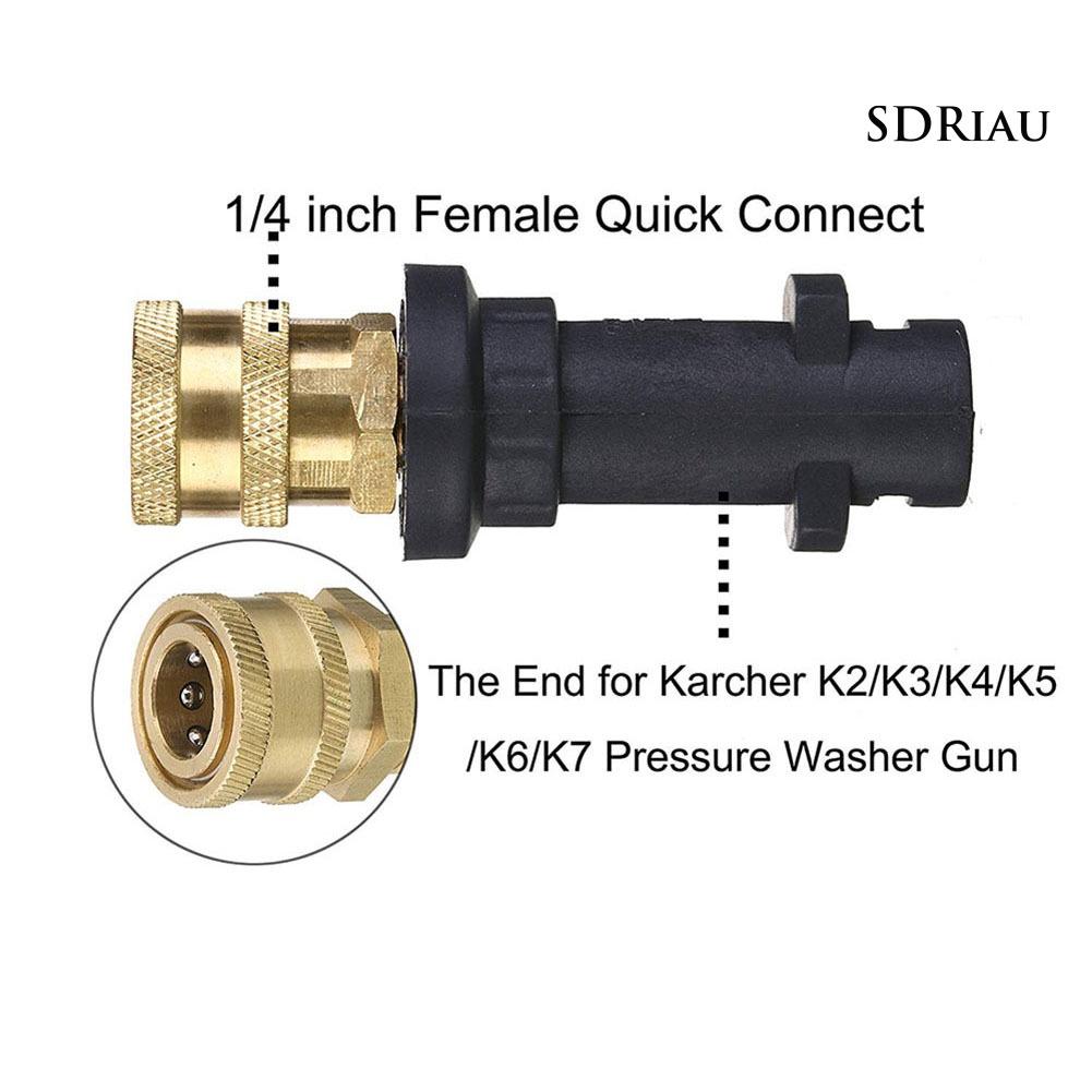 Set 9 Đầu Nối Nhanh 1 / 4inch Chuyên Dụng Cho Karcher K Series
