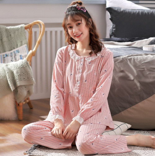 Bộ đồ cotton bầu và sau sinh AZ18