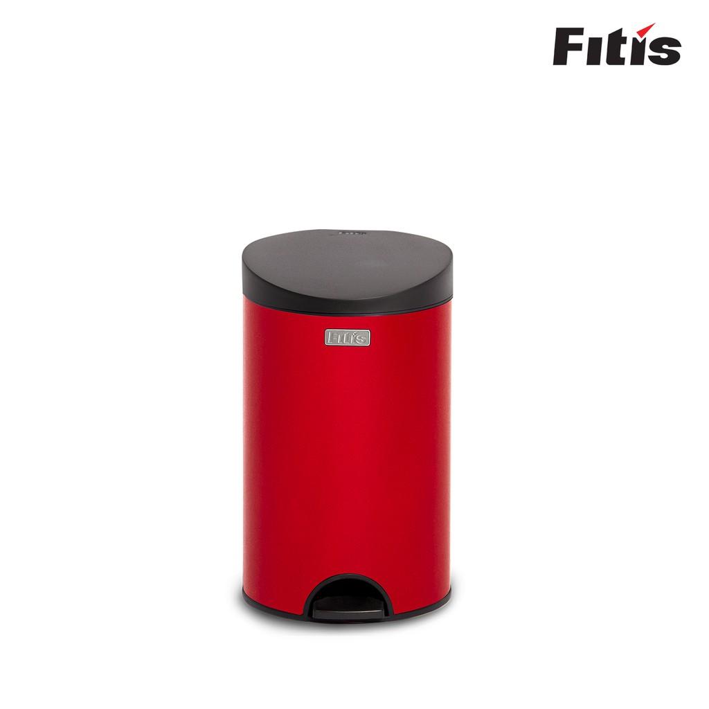 THÙNG RÁC INOX FITIS ĐẠP TRÒN 12L