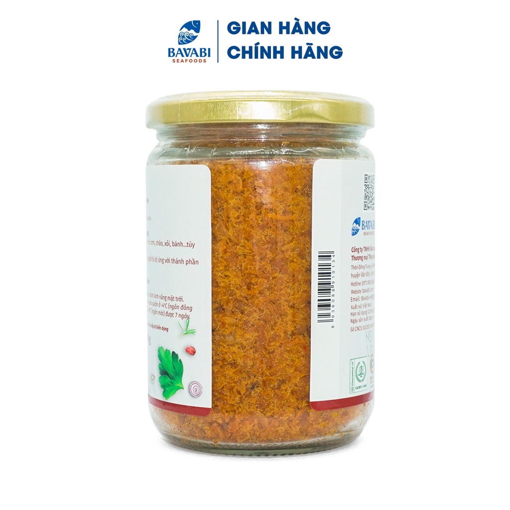 Ruốc Tép BAVABI Hũ 150g Đặc Sản Vân Đồn Quảng Ninh | Thơm Ngon Giàu Dinh Dưỡng