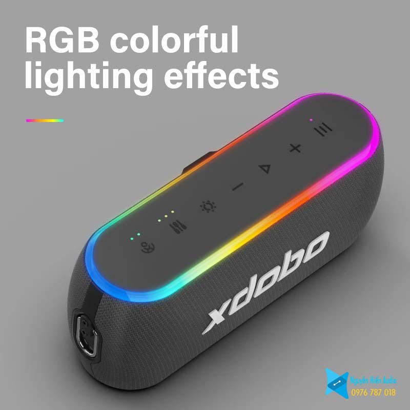 Loa Xdobo X8iii 60W siêu trầm Bluetooth 5.3 hàng chính hãng (BH 12 Tháng)