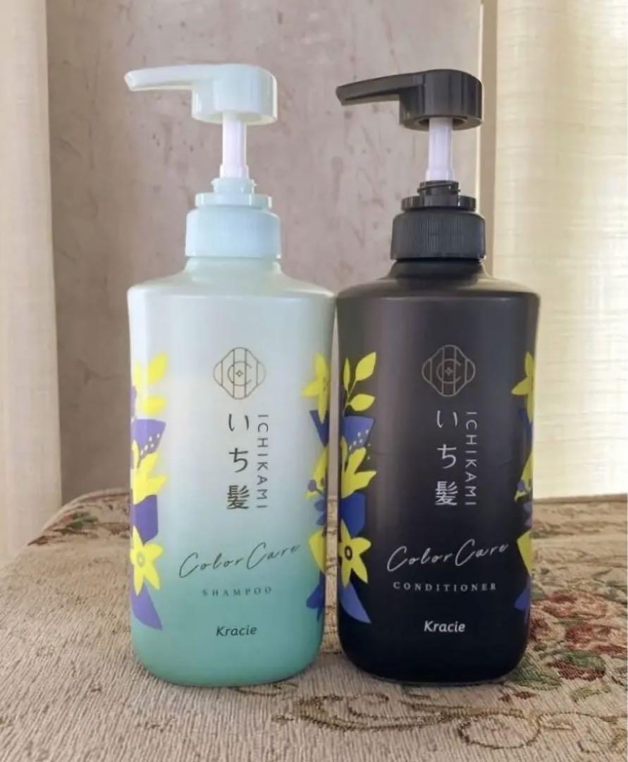 Dầu Xả Giữ Màu Nhuộm Cho Tóc Kracie Ichikami Color Care Conditioner 480g