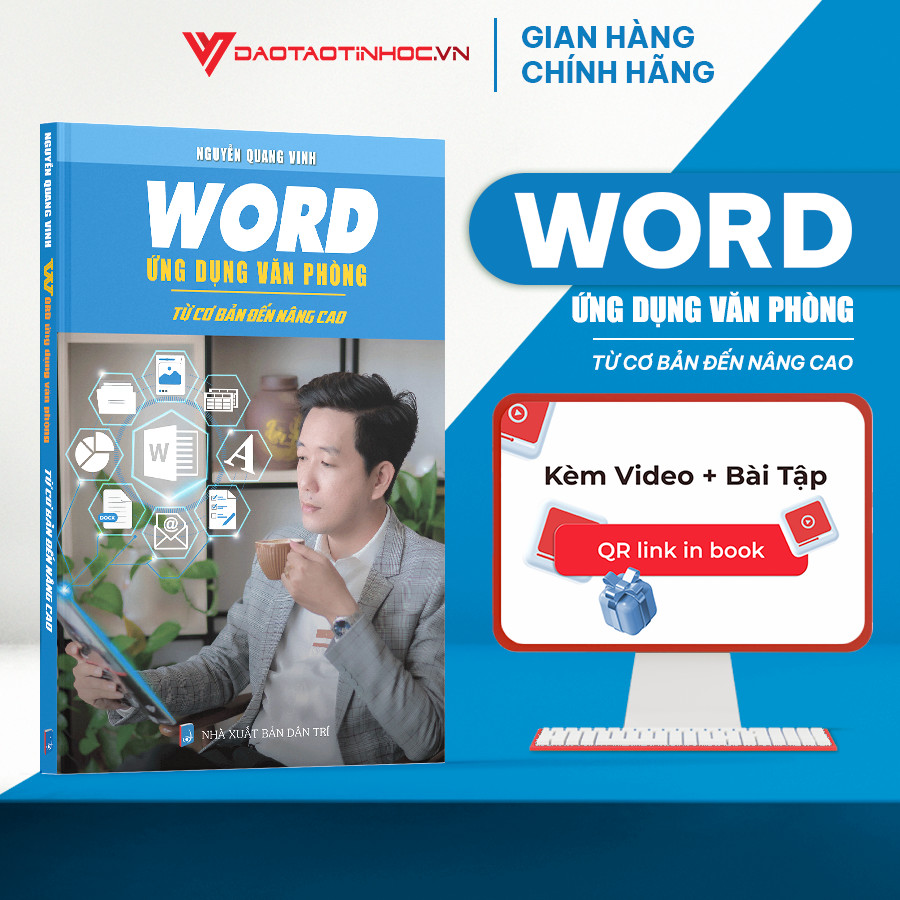 Combo Sách Excel Và Word Ứng Dụng Văn Phòng Từ Cơ Bản Đến Nâng Cao