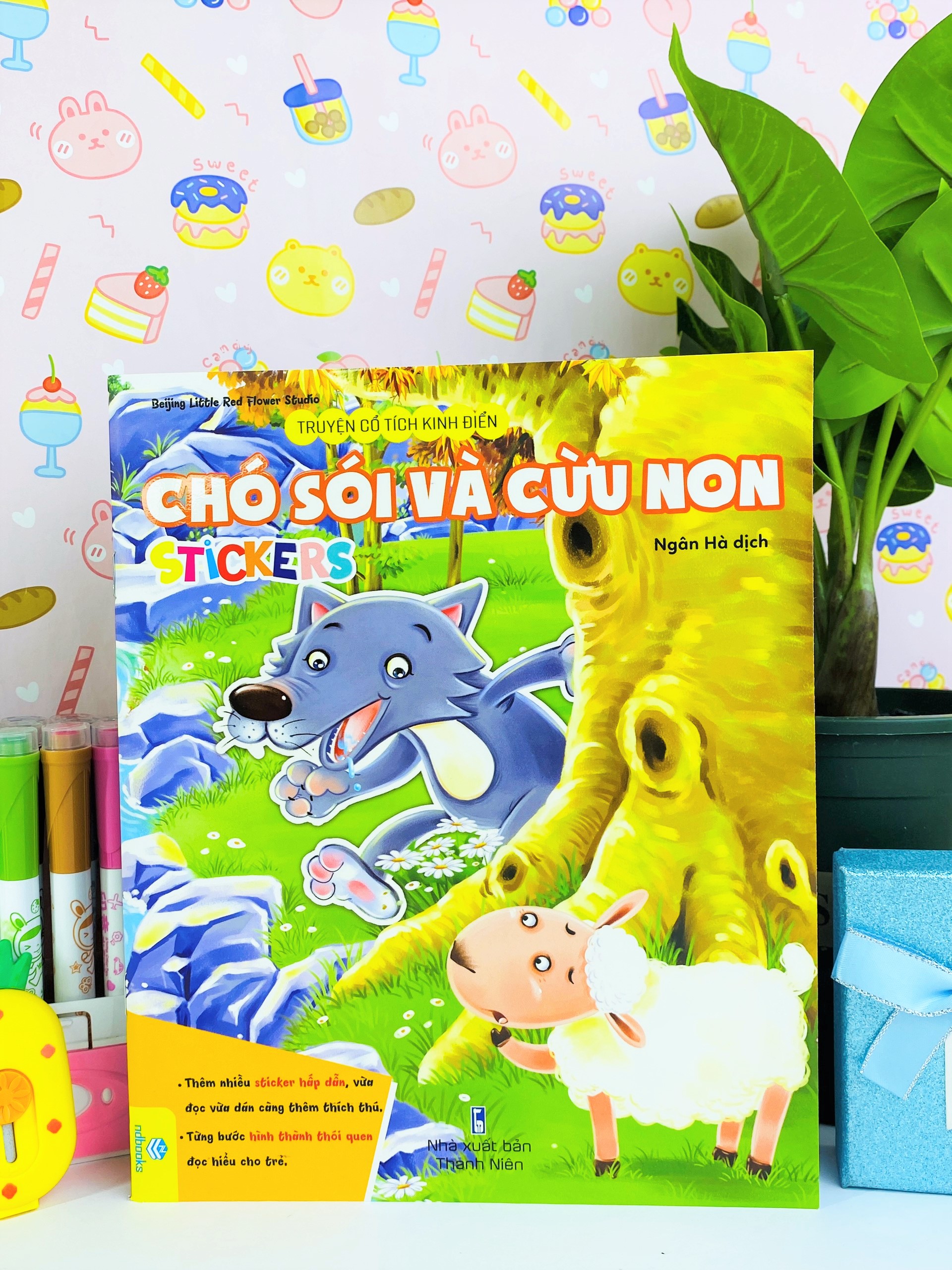 Sách - Combo 8 Cuốn Truyện Cổ Tích Kinh Điển Stickers - Ndbooks