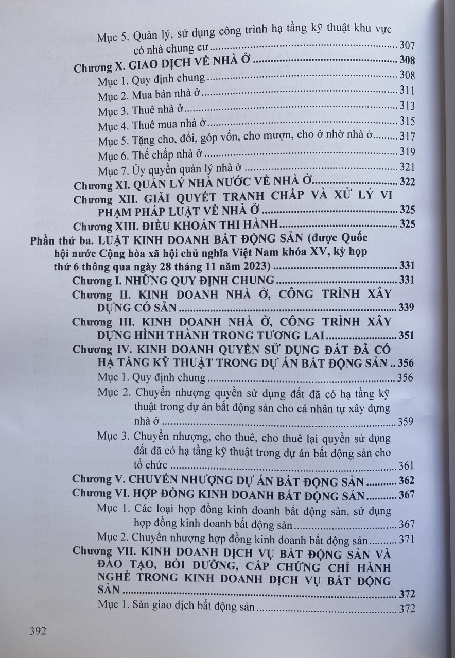 Luật Đất Đai - Luật Nhà Ở - Luật Kinh Doanh Bất Động Sản