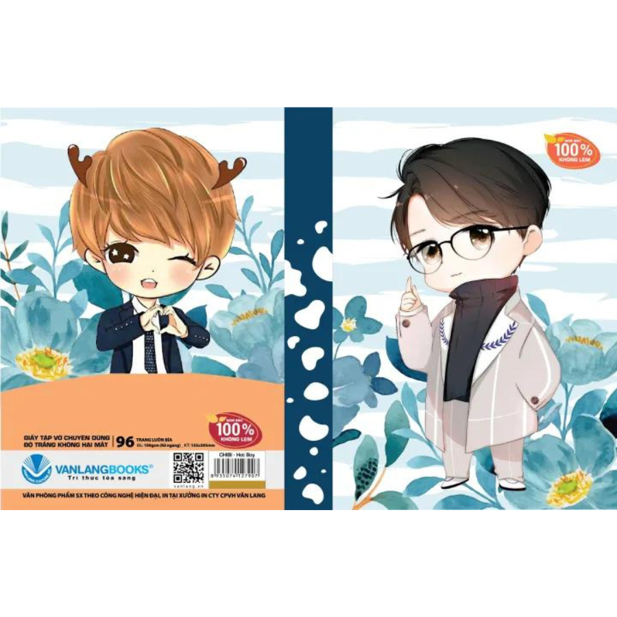 Tập Học Sinh Vanlangbooks 96 Trang Định Lượng 100 KN - Chibi Hot boy