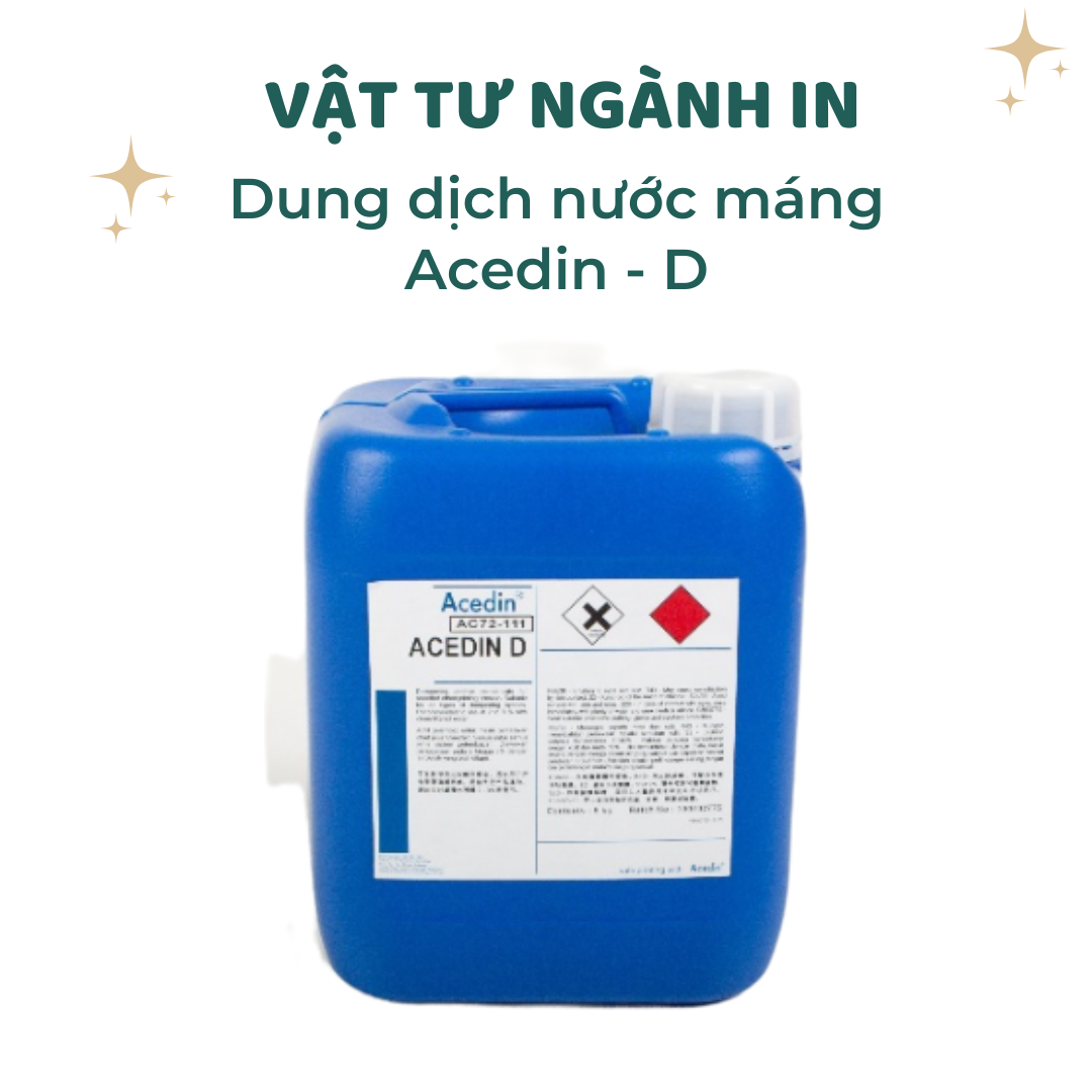 Dung dịch nước máng máy in tờ rời Acedin D