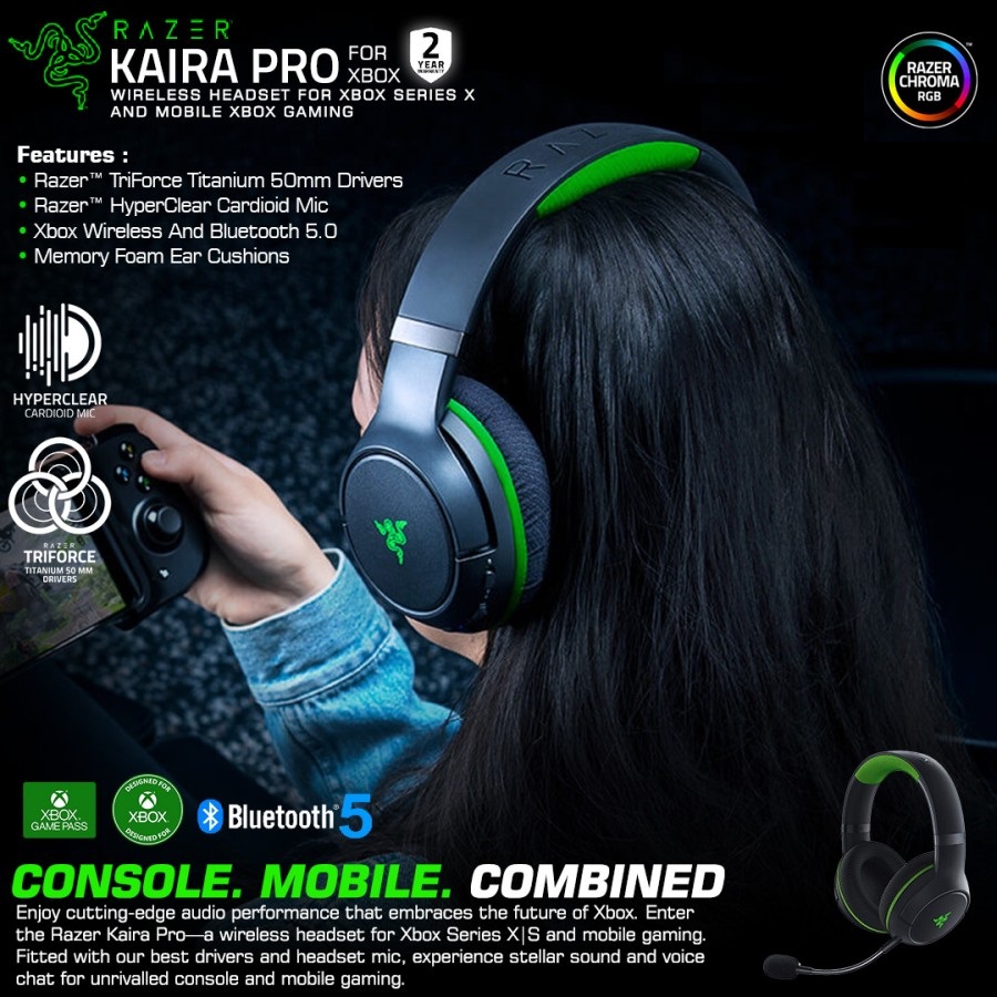 Tai nghe Razer Kaira Pro for Xbox