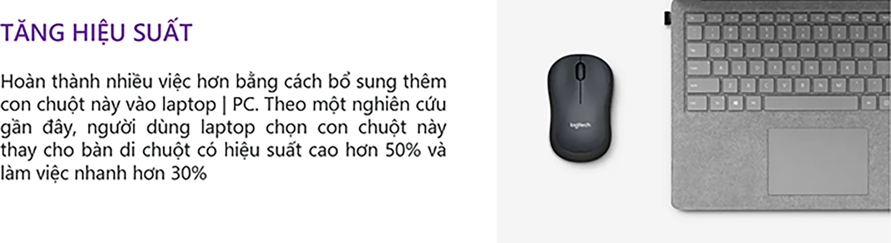 Chuột không dây Logitech M220 Silent - Hàng chính hãng