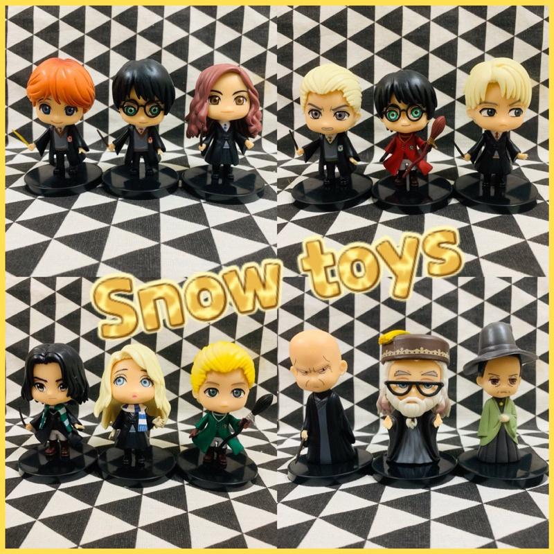 Mô hình Harry Potter Hermione Ron Draco Malfoy Dumbledore Luna Lovegood Severus Snape Minerva McGonagall Voldemort - 9cm