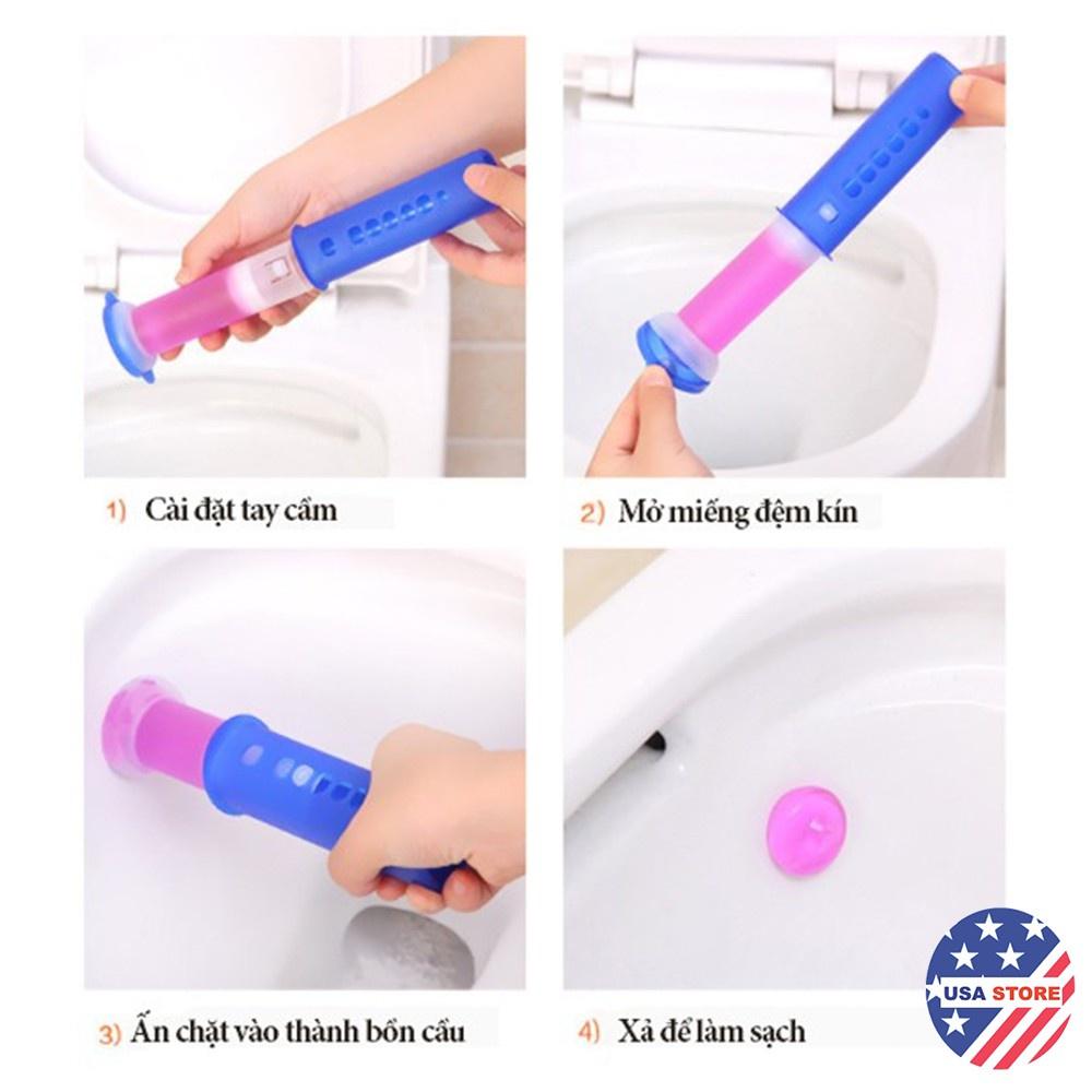 Tẩy Bồn Cầu-Tuýp Gel Thơm Khử Trùng Diệt Khuẩn Toilet Tiện Dụng Với 5 Mùi Hương Dễ Chịu Cho Nhà Vệ Sinh an toàn