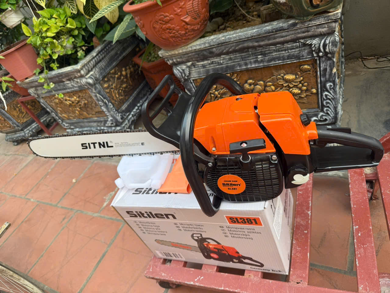 Máy cưa Xích chạy xăng SITNL - Máy Cưa Xích Chạy Xăng - MÁY CƯA GỖ - Lam Xích 70cm Modell mới nhất 2026