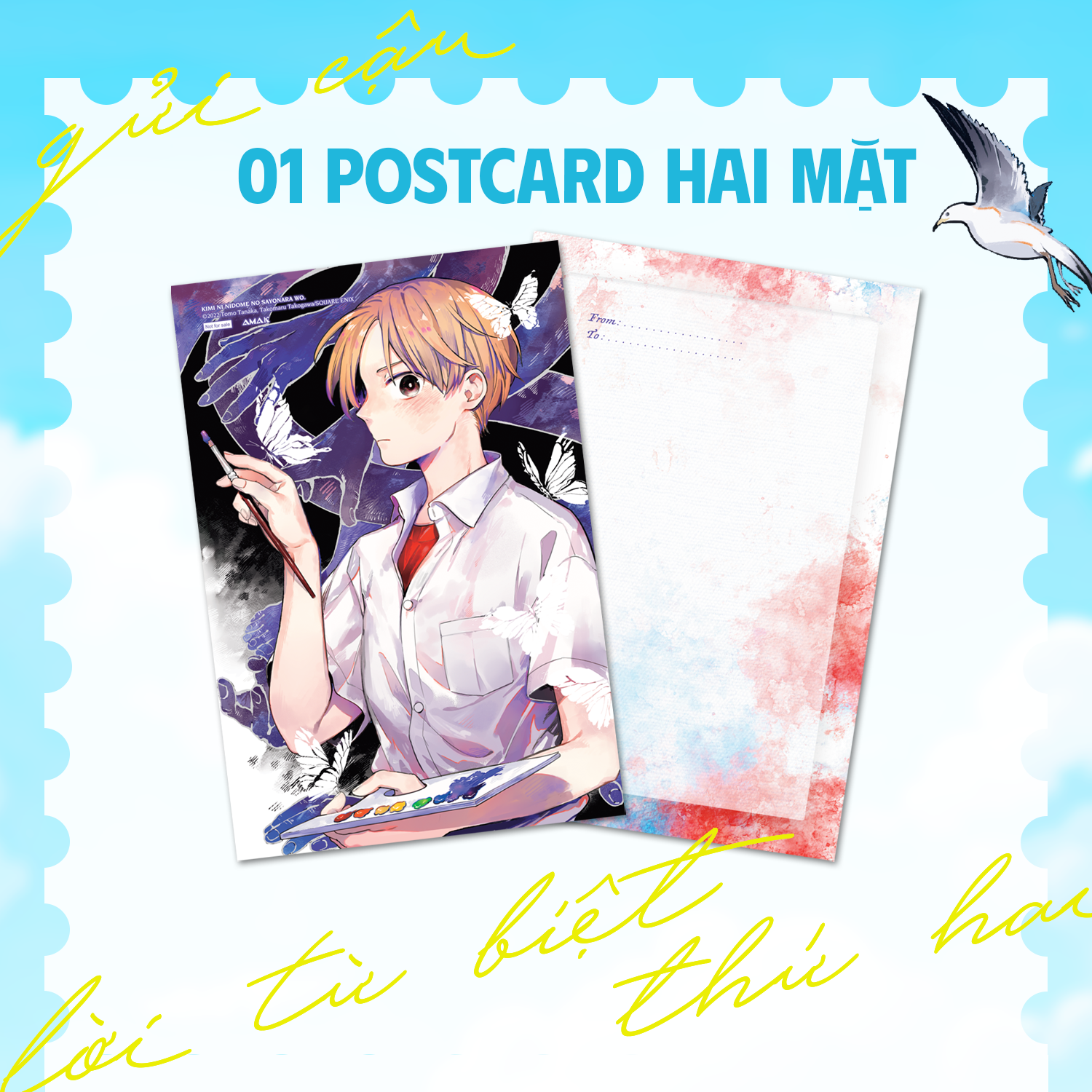 Sách - Gửi Cậu Lời Từ Biệt Thứ Hai - Tập 1 - Tặng Kèm Postcard Hai Mặt