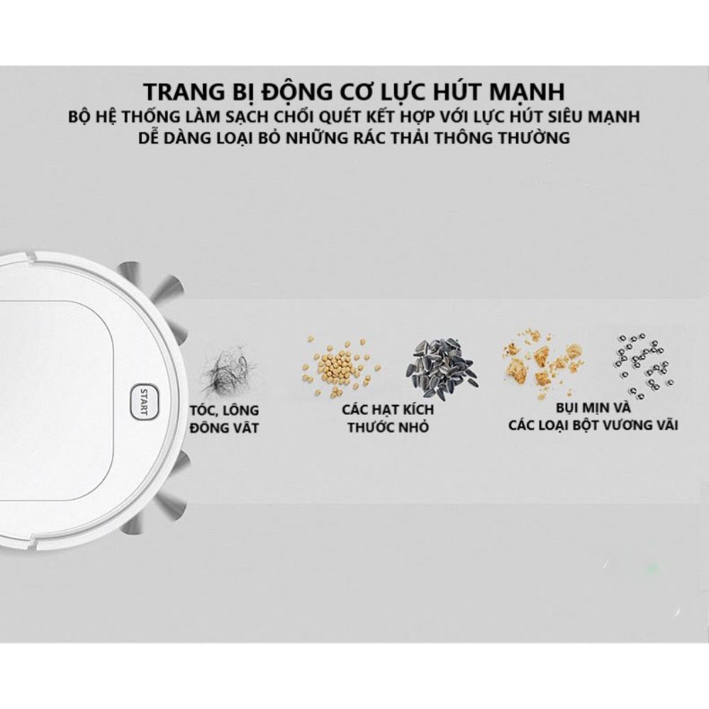 Robot Hút Bụi Lau Nhà Thông Minh Cho Sàn Gỗ ES28 Bản Nâng Cấp Tự Động Di Chuyển, Pin Sạc, Máy Hút Mạnh, Rô Bốt Kèm Dẻ Lau - Hàng nhập khẩu