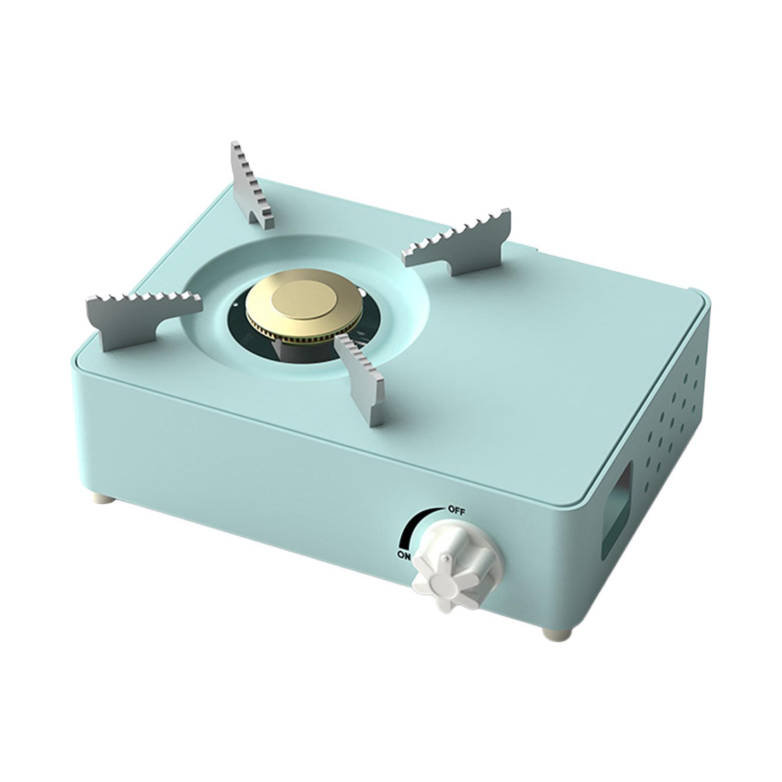 Portable Butane Gas Stove Burner Adjustable Aluminum Brass Burner Gas Cooker Stove Camping Stove for Outdoor Trekking Picnic Festivals