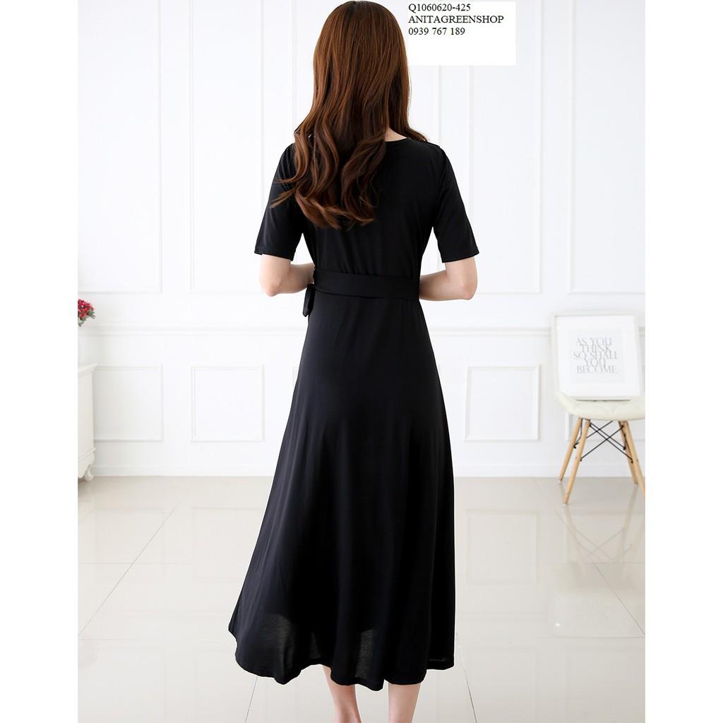Q1060620 ĐẦM SUÔNG CỔ ĐẮP CHÉO