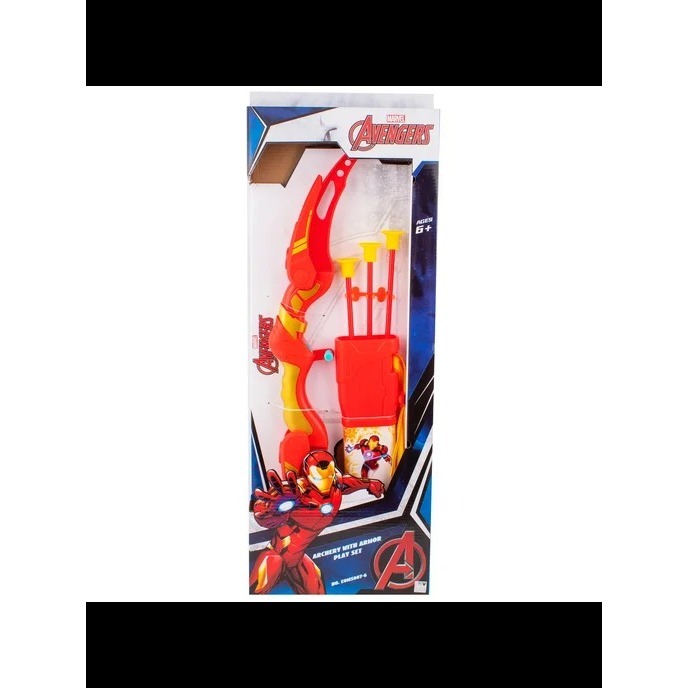 MARVEL- EOMS007-6 - Bộ Cung Tên Iron Man - Đồ Chơi Siêu Anh Hùng Bow and Arrow Set Game 5 Chi tiết