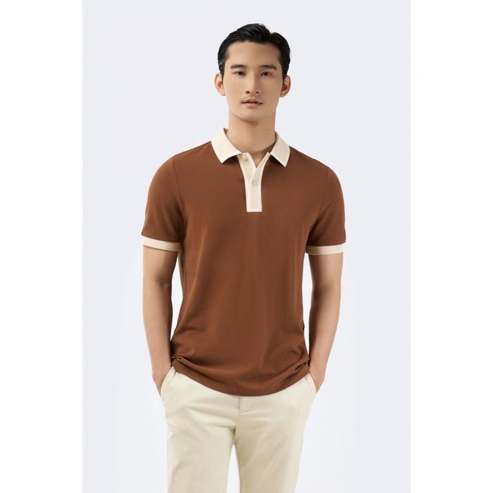 ÁO POLO NAM TAY NGẮN PHỐI MÀU CỔ FORM FITTED - 10F22POL023R1 | LASTORE MENSWEAR