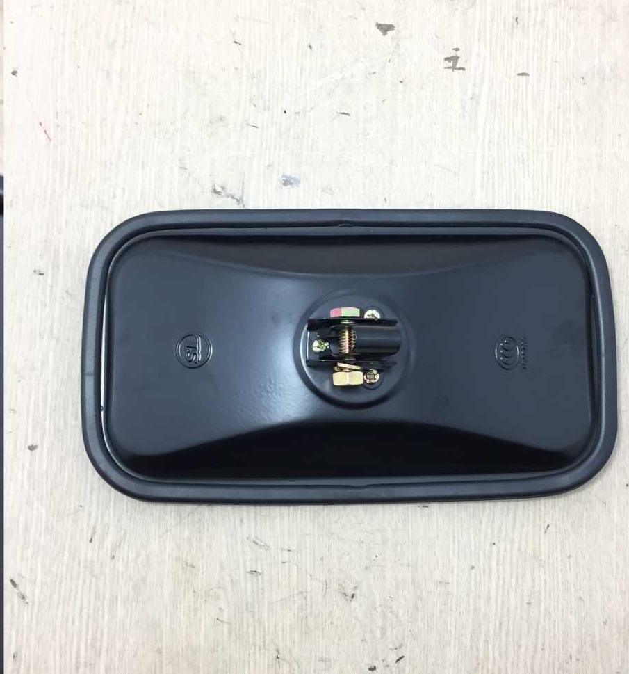 Gương chiếu hậu xe tải Hyundai, Daewoo, máy cày độ, mã SL748 tai kẹp ở giữa, hình chữ nhật, kích thước L325*b180