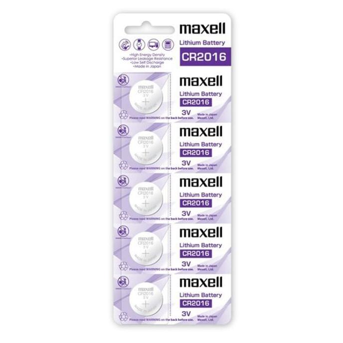 Pin chính hãng Maxell CR2016 Lithium 3V - Made In Japan dành cho đồng hồ, máy tính, smartkey, thiết bị điện tử... - 1 Viên