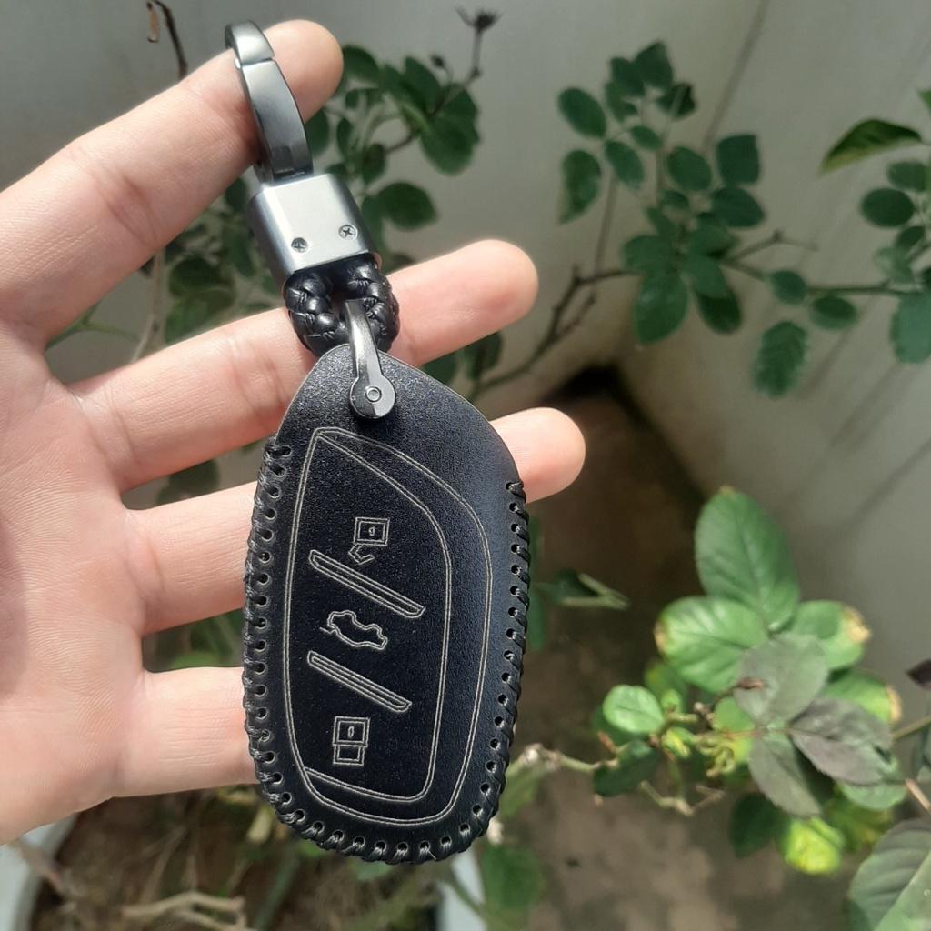 Bao Da Chìa Khóa MG ZS, MG HS. Da Bò thật Nhập Khẩu , Khắc Tên + Số ĐT Chủ Xe. Bảo hành 2 năm về da.