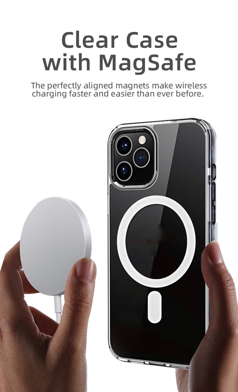 Ốp Lưng Sạc Từ Tính MIPOW TEMPERED GLASS TRANSPARENT Nguyên Liệu Đức dành cho iPhone 14 / iPhone 14 Plus/ iPhone 14 Pro/ iPhone 14 ProMax- Hàng chính hãng