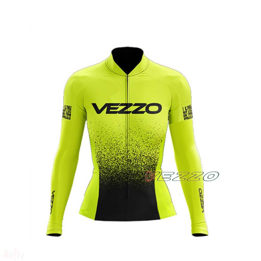 Vezzo nữ tay dài tay áo đua xe đạp xe đạp quần áo miễn phí vận chuyển Color: 3647 Size: XS