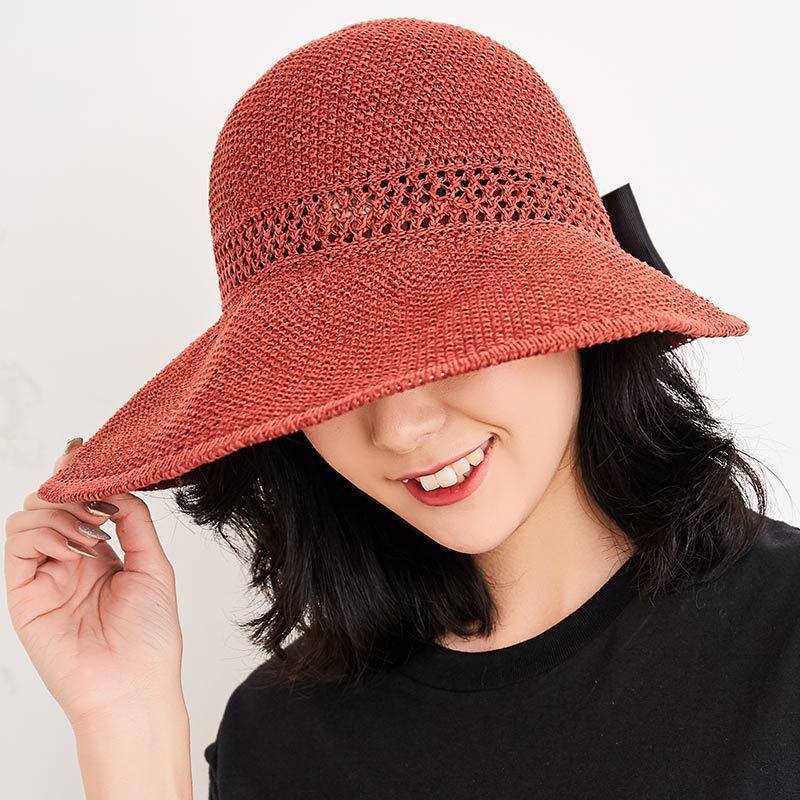 Nón Cói Mềm Vành Rộng Nửa Đầu Đính Nơ Du Lịch Biển Phong Cách Hàn Quốc - Mã NC002