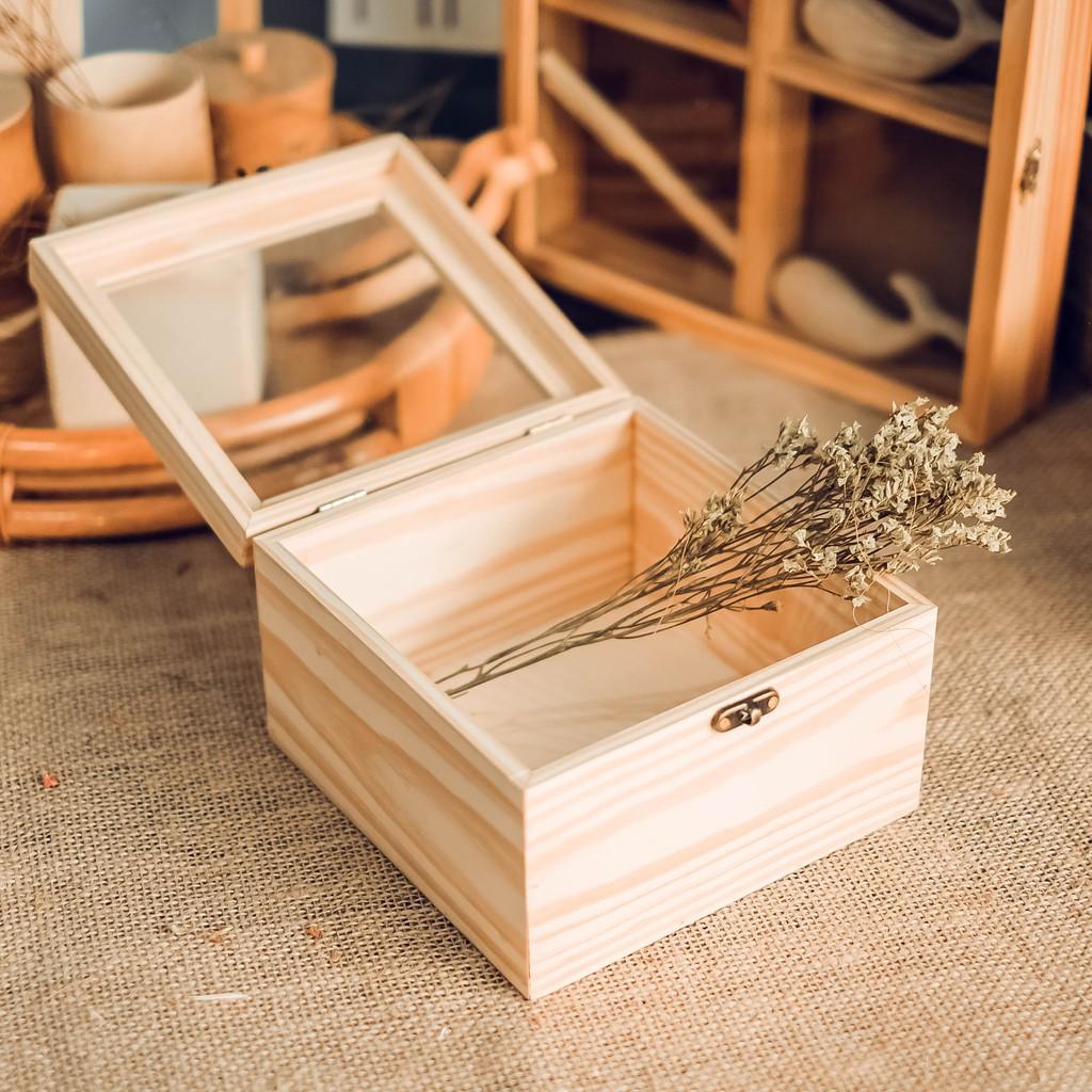 Đựng đồ đa năng - Hộp gỗ tự nhiên