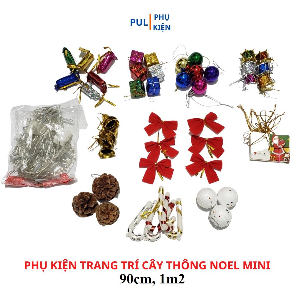 Cây thông noel mini để bàn 1m2 màu xanh trang trí giáng sinh