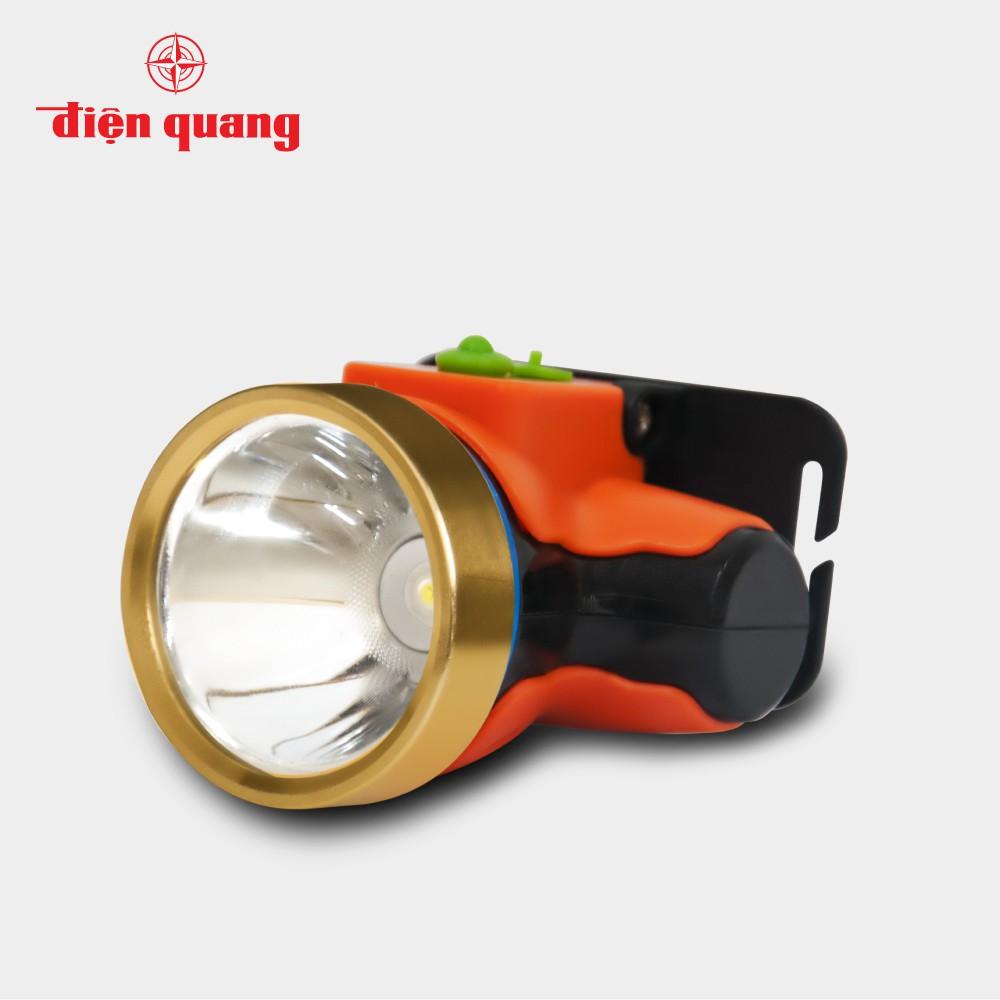 Đèn pin đội đầu Điện Quang ĐQ PFL14 R OY DL (Pin sạc Lithium, Cam – Vàng, 2.5W, daylight)