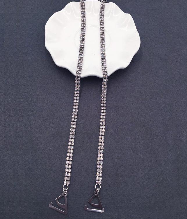 Dây áo ngực bra cao cấp đính đá lấp lánh DA09 dùng cho Váy quây - Áo hở cổ - Váy cưới