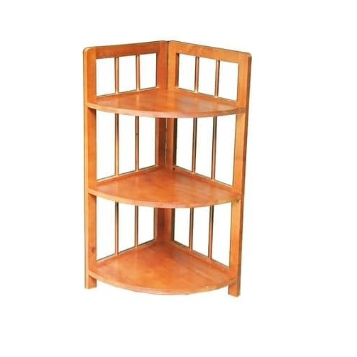 Kệ góc gỗ cao su-Lớn