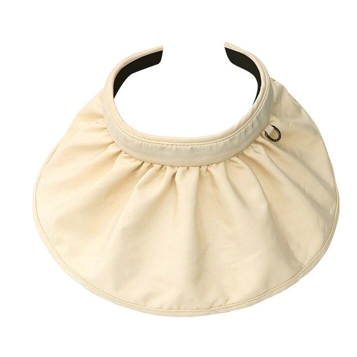 Summer Folding Sun Hat Hair Hoop Women Sun Visor Elastic Top Empty Hats UV Sun Protection Wide Brim Sport Beach Caps Hats